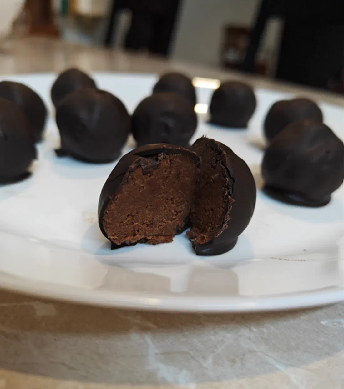 Chickpea Chocolate Truffle